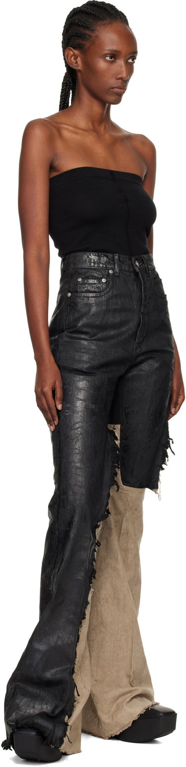 Tanktop Rick Owens Rick Owens Concordians Runway Ribbed Tube Top Sort | RO02E4674 WS, 4