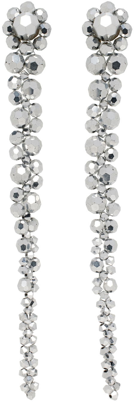 Øreringe Simone Rocha Simone Rocha Crystal Drip Earrings Metalisk | ERG12 0903