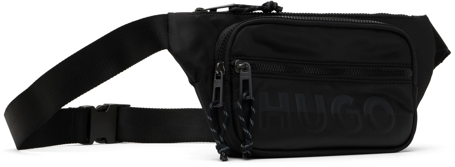 Taljetaske BOSS Hugo Embossed-Logo Belt Bag Sort | 50543264, 1