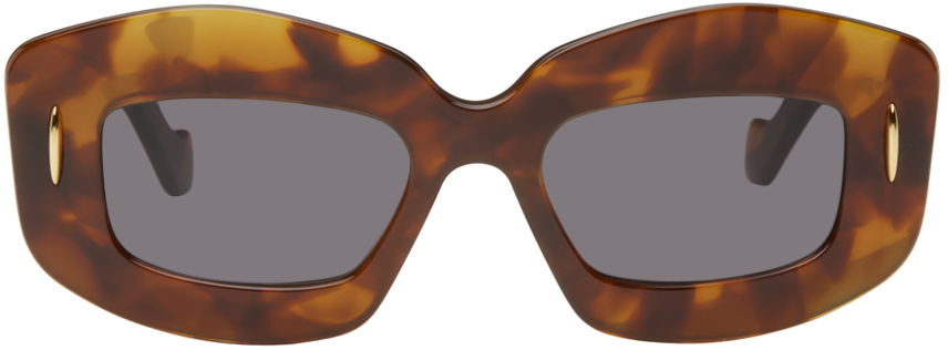 Solbriller Loewe Screen Sunglasses Brun | LW40114I@4953A, 0