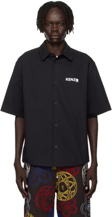 Skjorte KENZO Kenzo Paris 'Boke Flower 2.0' Button-Up Shirt Sort | FF55CH1299LP, 0