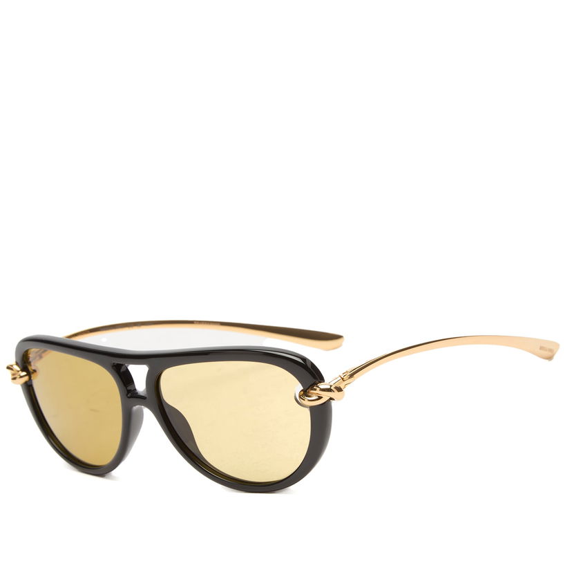 Solbriller Bottega Veneta Eyewear BV1418S New Knot Sort | BV1418S-001