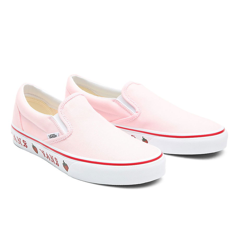 Sneakers og sko Vans Sidewall Print Classic Slip-On Lyserød | VN0A33TB44L, 0