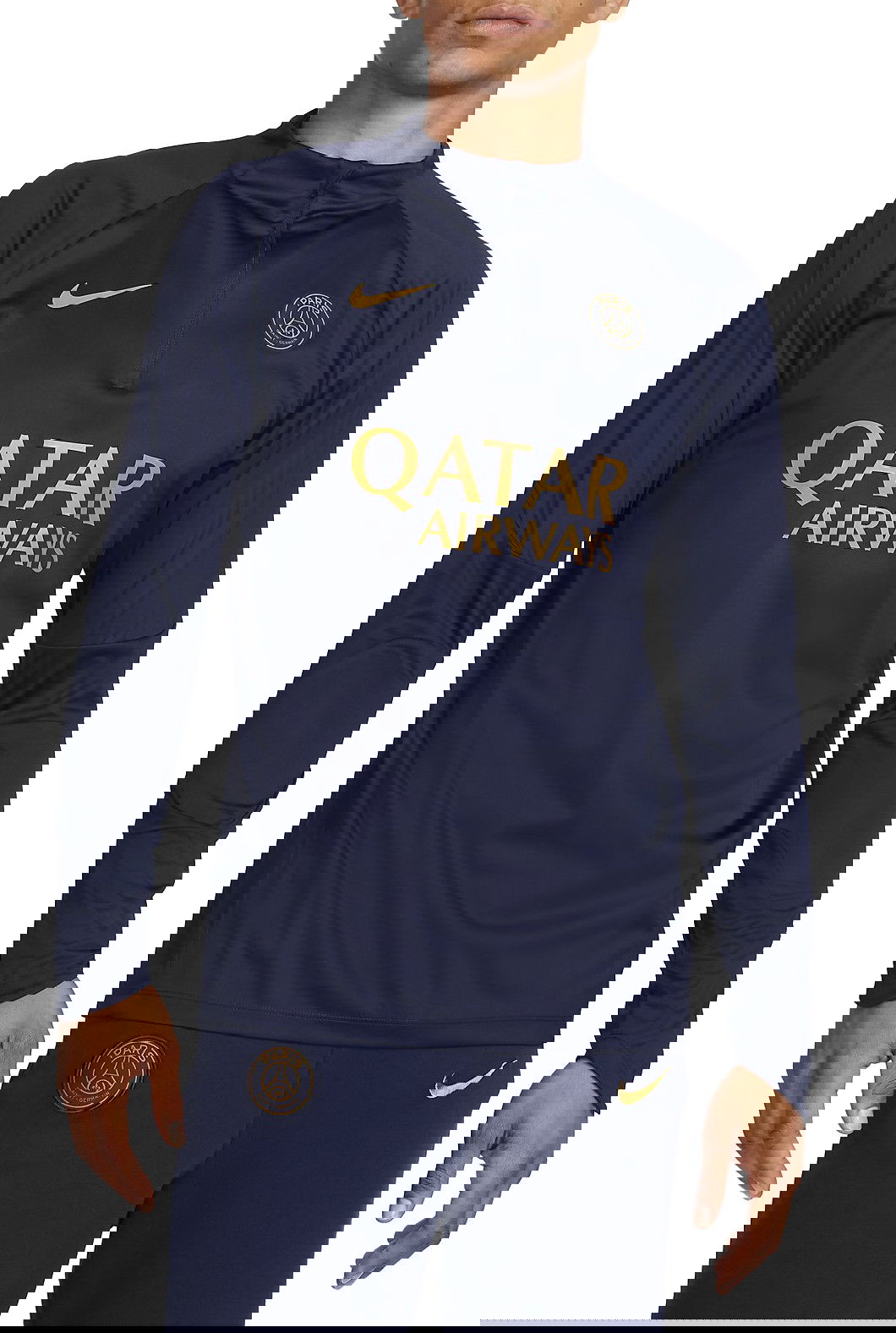 T-shirt Nike Paris Saint-Germain Storm-FIT Drill Strike Mørkeblå | dx2863-499, 0