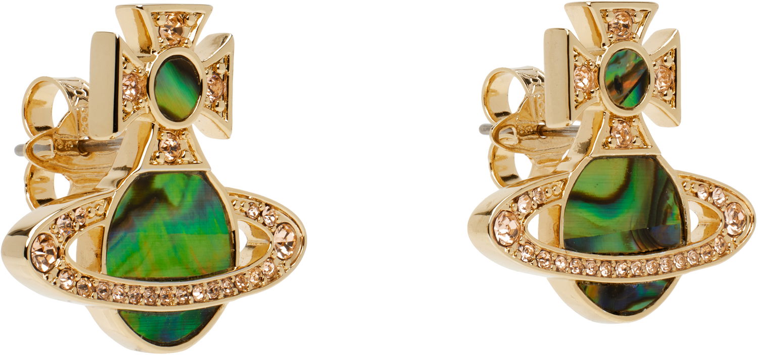 Øreringe Vivienne Westwood Vivienne Westwood Rina Orb Earrings Grøn | 6201036D-02R898-, 1