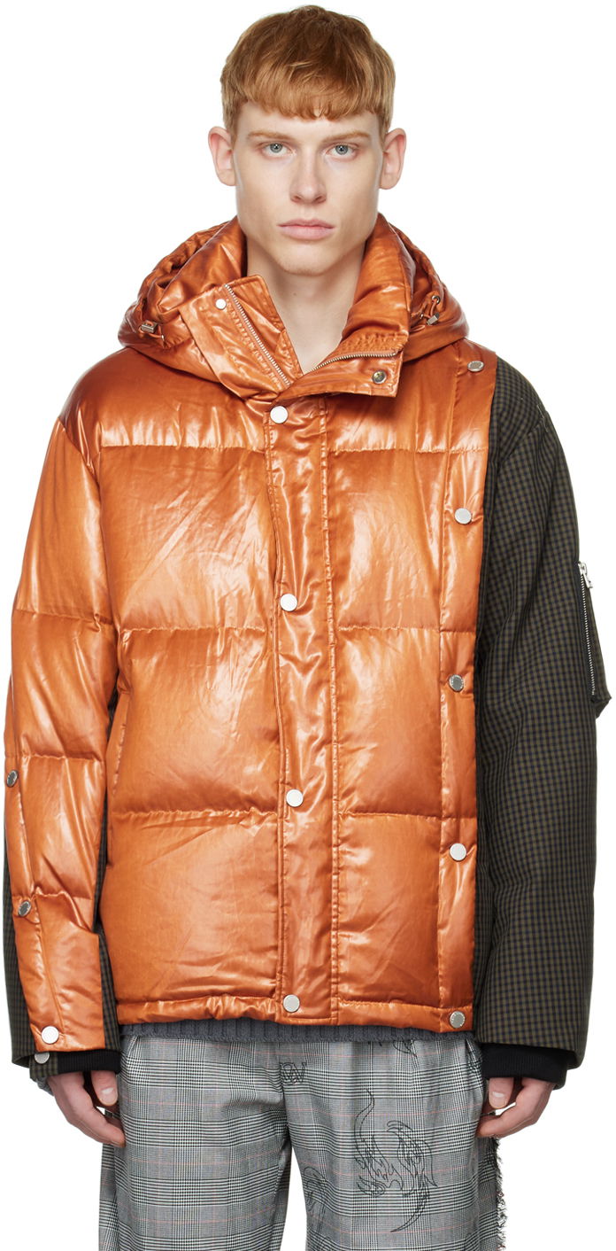 Puffer jakke Feng Chen Wang Feng Chen Wang Deconstructed Down Jacket Orange | FUF14JK13