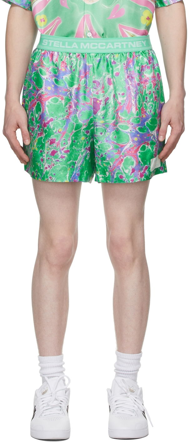 Shorts Stella McCartney Printed Shorts Flerfarvet | 604100SSA66