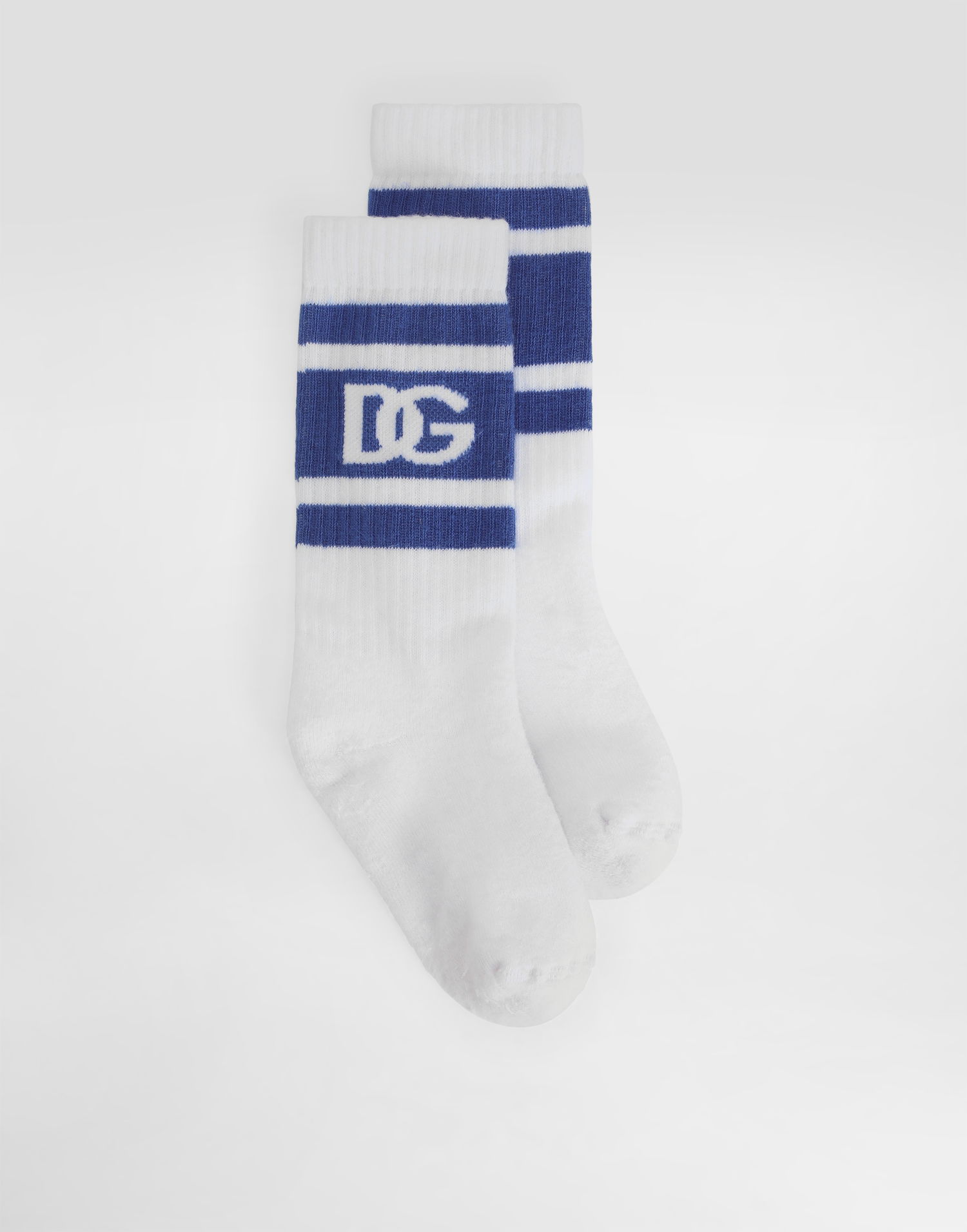 Sokker Dolce & Gabbana Dolce & Gabbana Terry Logo Socks Hvid | LBKAC5JBCACW8265, 0