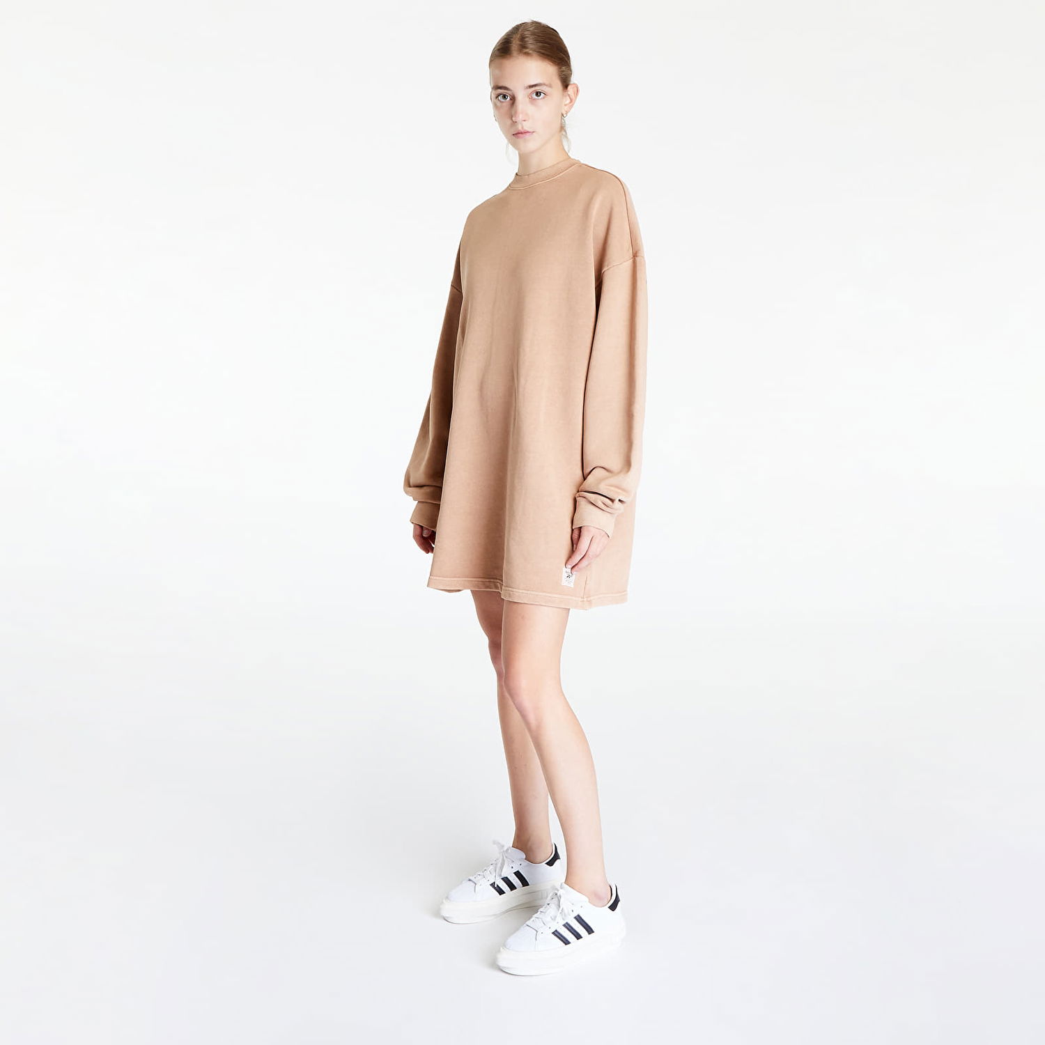 Kjole Reebok Classics Oversize  Crewneck Dress Beige | H11200, 0