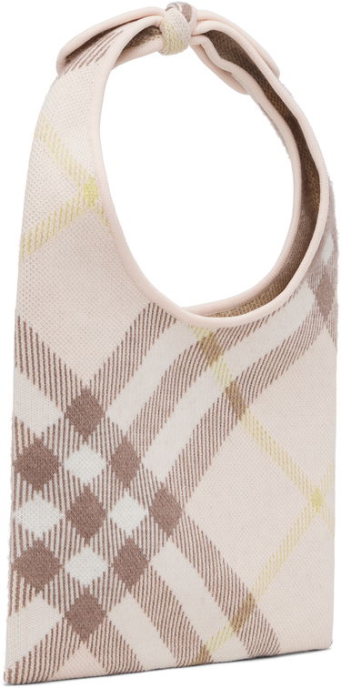 Mulepose Burberry Burberry Check Tie Tote Bag Lyserød | 8112008, 1