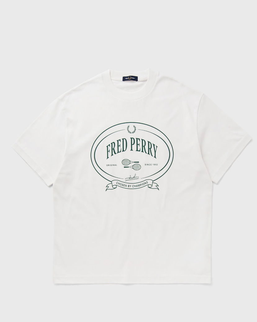 T-shirt Fred Perry Fred Perry Chosen By Champions Graphic T-Shirt Hvid | M1316-129