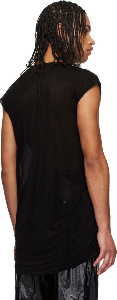 Tanktop Rick Owens Rick Owens Hollywood Jersey Deep V T-Shirt Sort | RU01E5233 BZ, 2