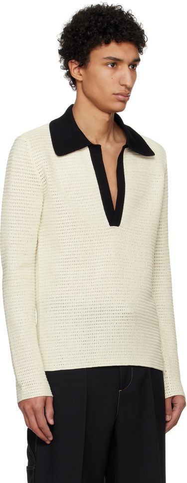 Sweater Jil Sander Jil Sander Knit Polo Beige | J22GL0112_J15434, 1