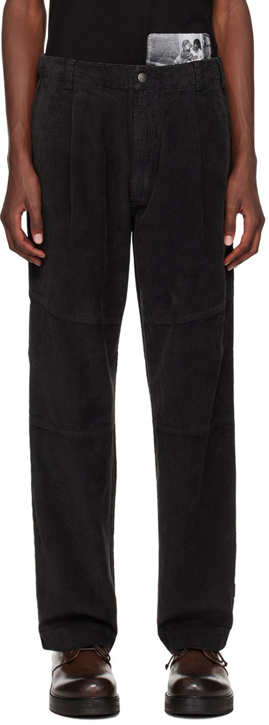 Bukser Maharishi Black Hemp Cord Carpenter Trousers Sort | 5290