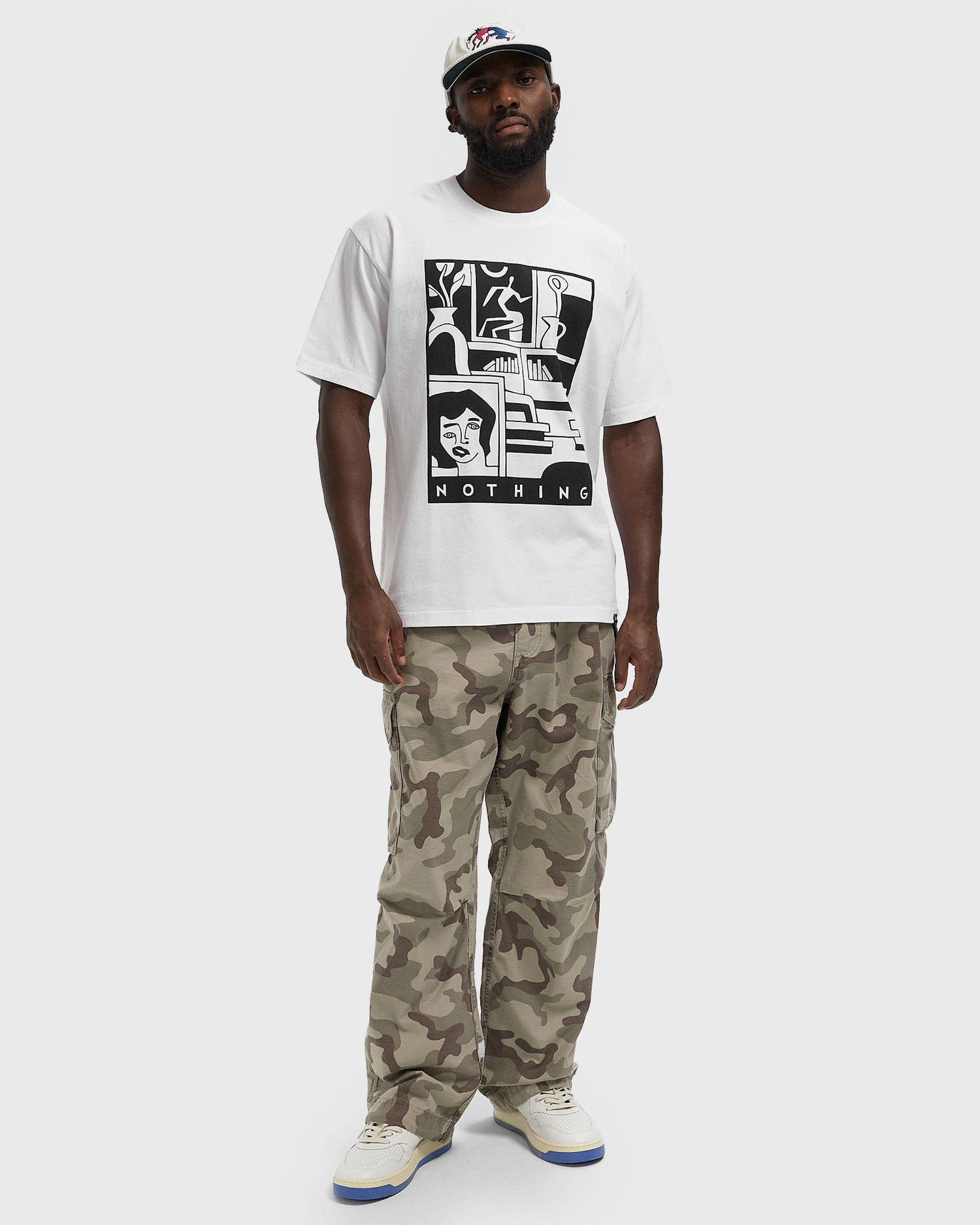 T-shirt By Parra Parra Our House Graphic T-Shirt Hvid | 54200, 1
