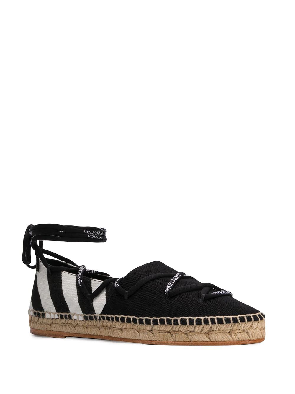 Sneakers og sko Off-White FABRIC ESPADRILLES ''Black'' Sort | OWIA204R20H701160110, 1