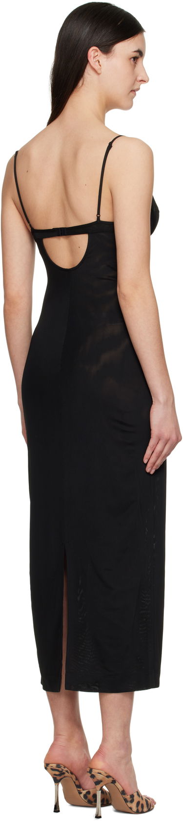 Kjole Miaou Miaou Florence Midi Slip Dress Sort | 5067PM1BLK, 2
