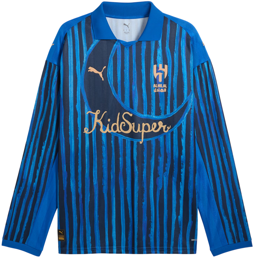 Jersey Puma Al Hilal KidSuper Retro Long Sleeve Jersey Blå | 606849-14