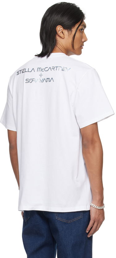 T-shirt Stella McCartney Vitruvian Woman Graphic T-Shirt Hvid | 6J01583SPY84, 2