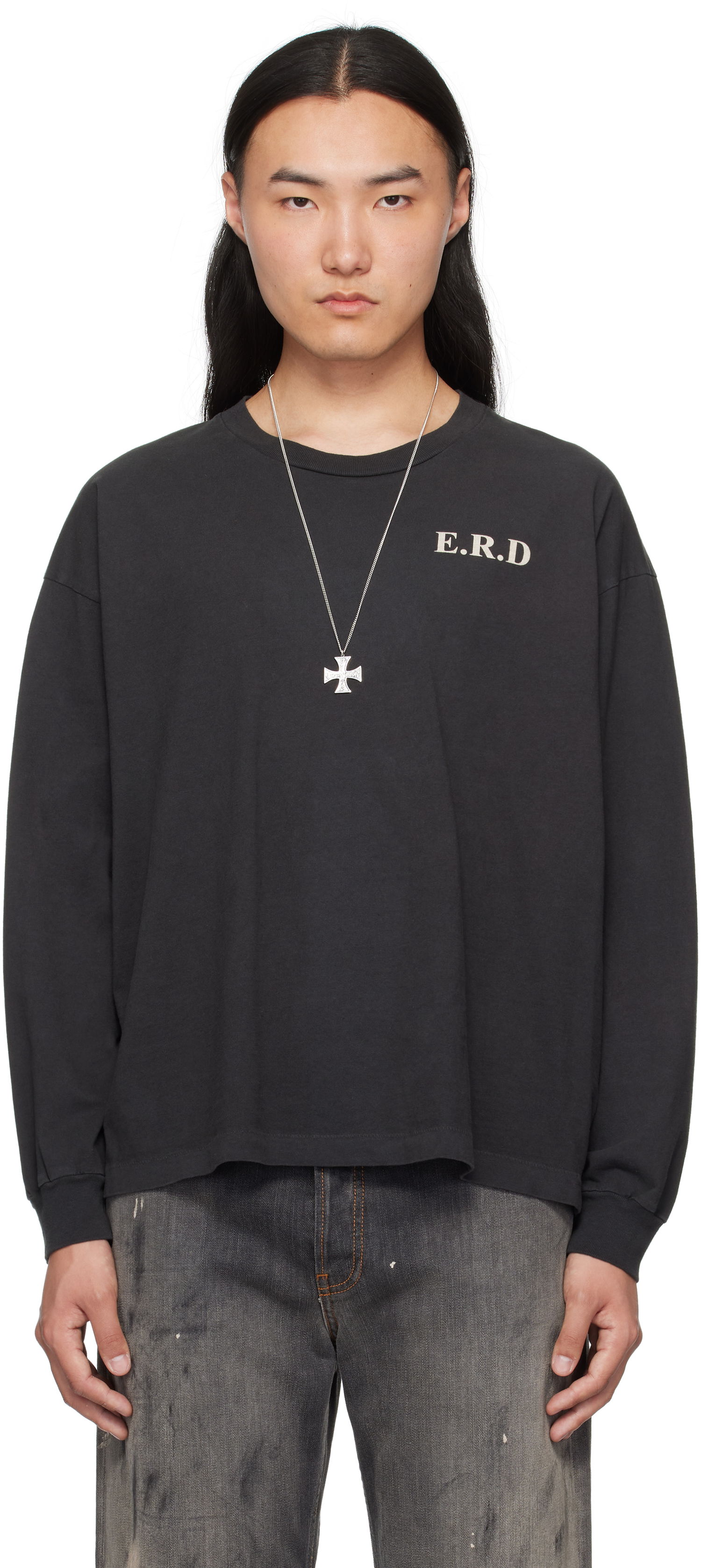 T-shirt Enfants Riches Déprimés Enfants Riches Déprimés 'Taking the Cure' Long Sleeve T-Shirt Sort | 010-844, 0