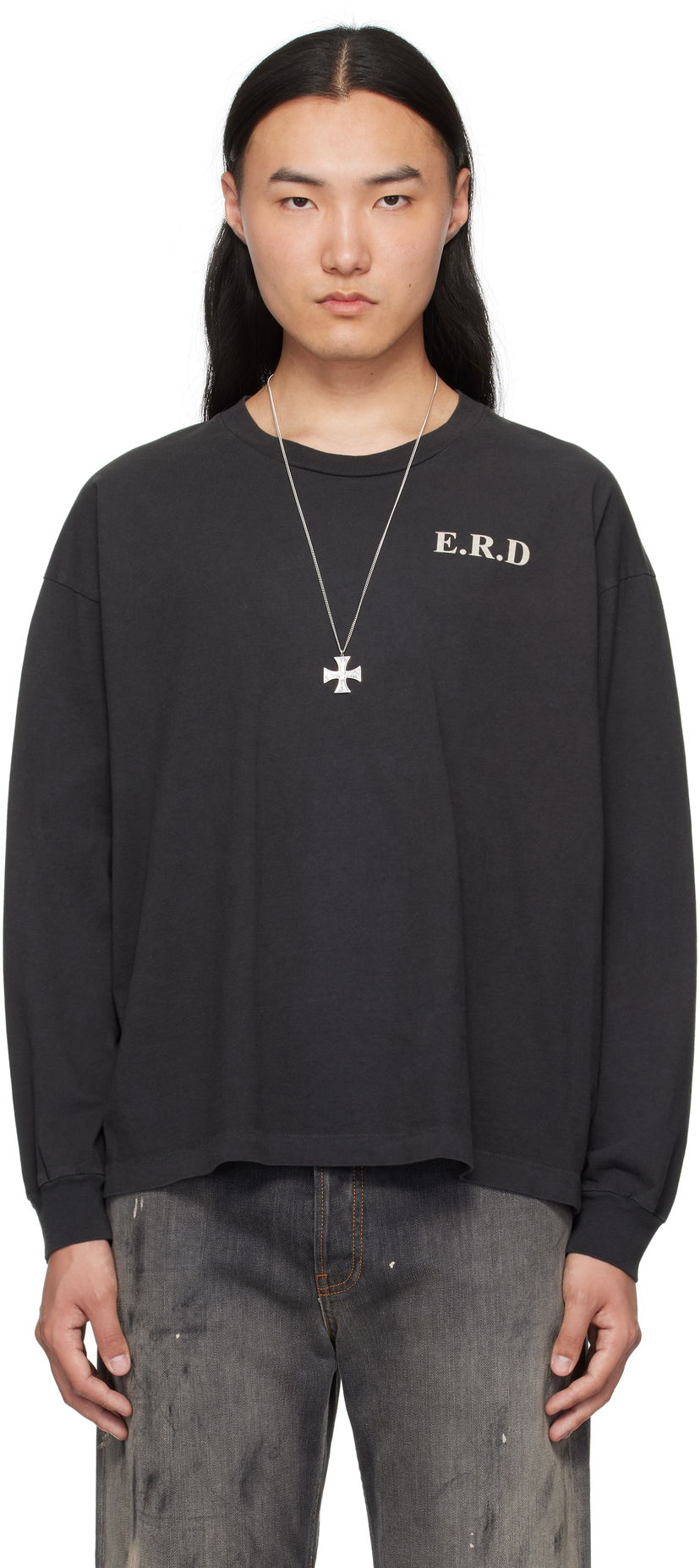 T-shirt Enfants Riches Déprimés Enfants Riches Déprimés 'Taking the Cure' Long Sleeve T-Shirt Sort | 010-844