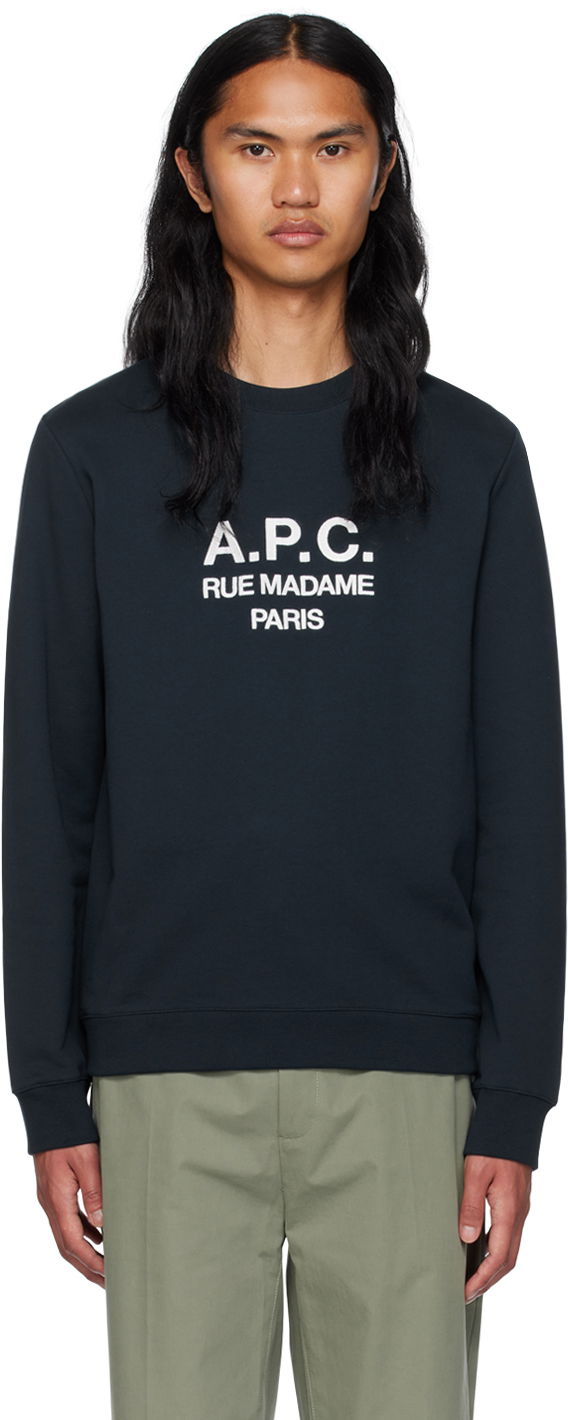 Sweatshirt A.P.C. Rufus Mørkeblå | COEZD-H27500, 0