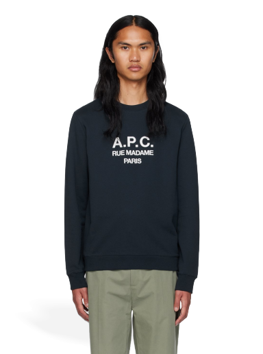 Sweatshirt A.P.C. Rufus Mørkeblå | COEZD-H27500