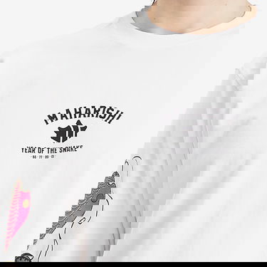 T-shirt Maharishi Maharishi Year Of The Snake Duality Long Sleeve T-Shirt, Size M Hvid | 1452-WHT, 5