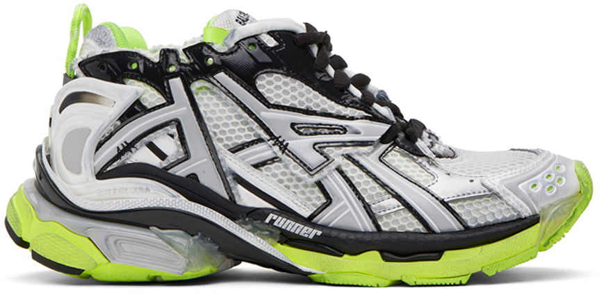 Sneakers og sko Balenciaga Runner "White Black" Hvid | 677403-W3RBP-1093, 0