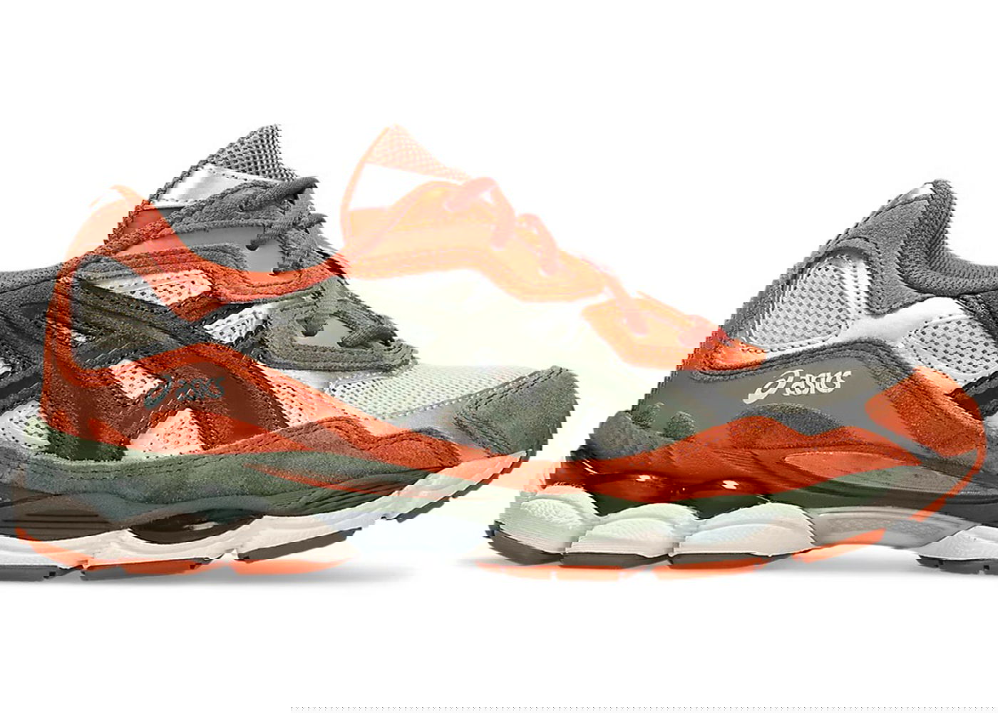 Sneakers og sko Asics Gel-NYC Oatmeal Forest Green Orange Orange | 1201A789-251, 0
