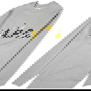 Sweater A.P.C. Pokémon Pikachu x Crewneck Grå | COGVF-H27863-PLB, 0