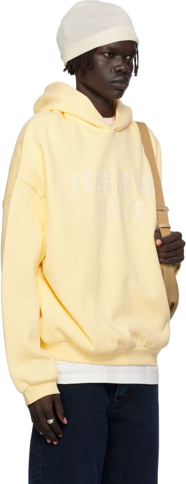 Sweatshirt Fear of God ESSENTIALS 90s Fit Fleece Hoodie Gul | 192SP256218F, 1