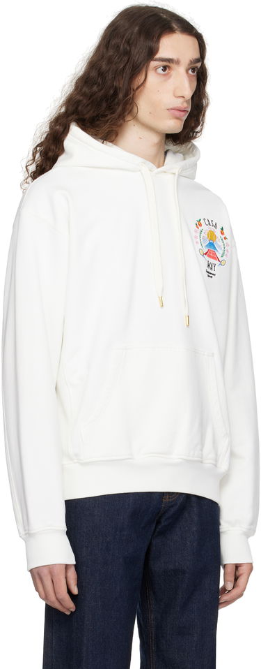 Sweatshirt Casablanca Casablanca 'Casa Way' Mountain Hoodie Hvid | MPF25-JTP-292-01, 1
