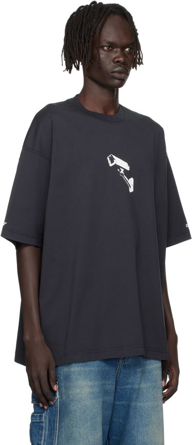 T-shirt VETEMENTS VETEMENTS 'CCTV' Oversized T-Shirt Sort | UH76TR440B, 1