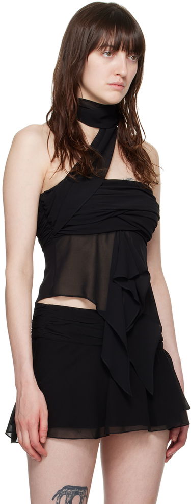 Tanktop GUIZIO Guizio Wrap Camisole Top Sort | H23115W034, 4