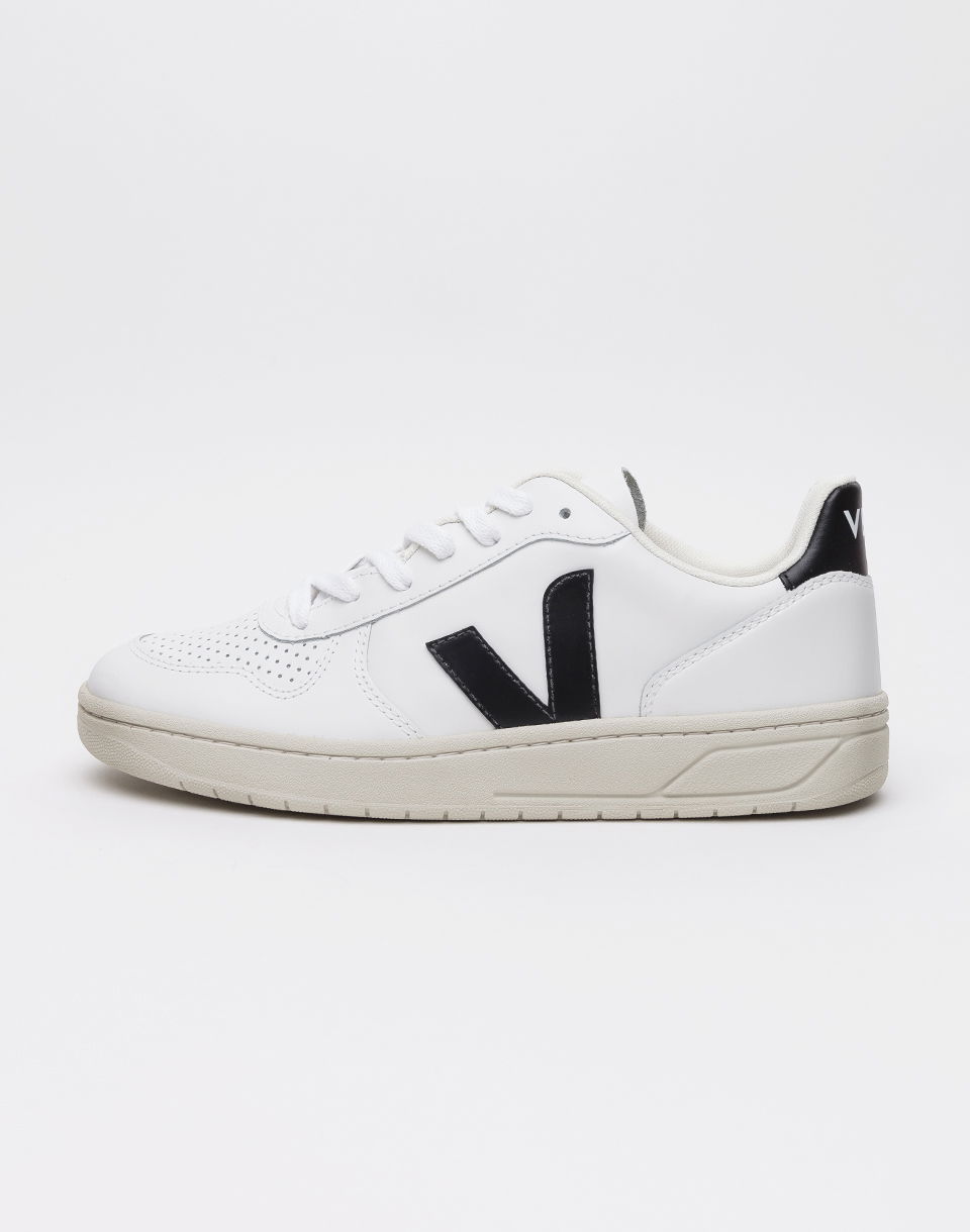 Sneakers og sko Veja V-10 Leather Extra Hvid | VX020005, 0