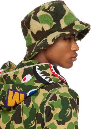 Hat BAPE A Bathing Ape ABC Camo Boa Fleece Bucket Hat Blå | 001HTK801006M, 4