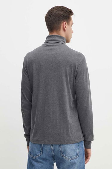 Sweater Polo by Ralph Lauren Lightweight Cotton Turtleneck Grå | 710760126, 2