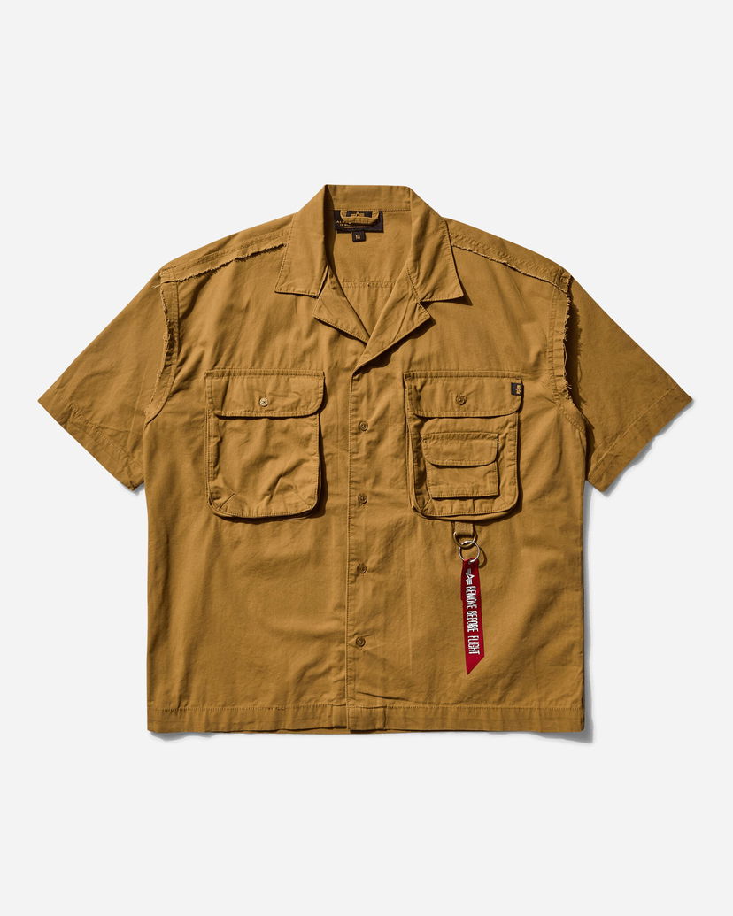 Skjorte Alpha Industries Aloha Safari Shirt Brun | X156138 13