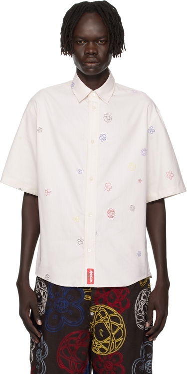 Skjorte KENZO Kenzo Paris Futura 2000 Edition Embroidered Shirt Hvid | FF65CH1279IJ, 0