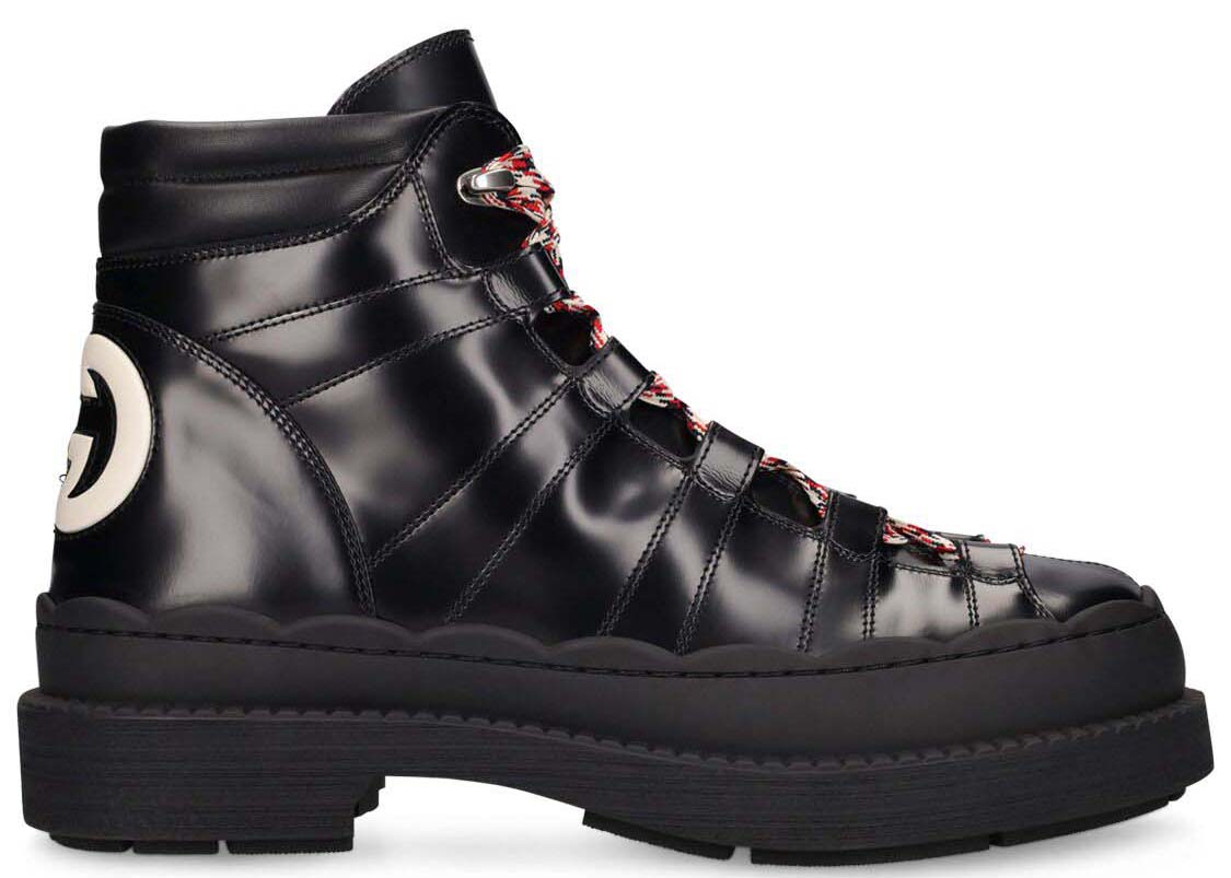 Sneakers og sko Gucci Ghibli Leather Trekking Boots Black Sort | 721122 AABBR 1294, 0
