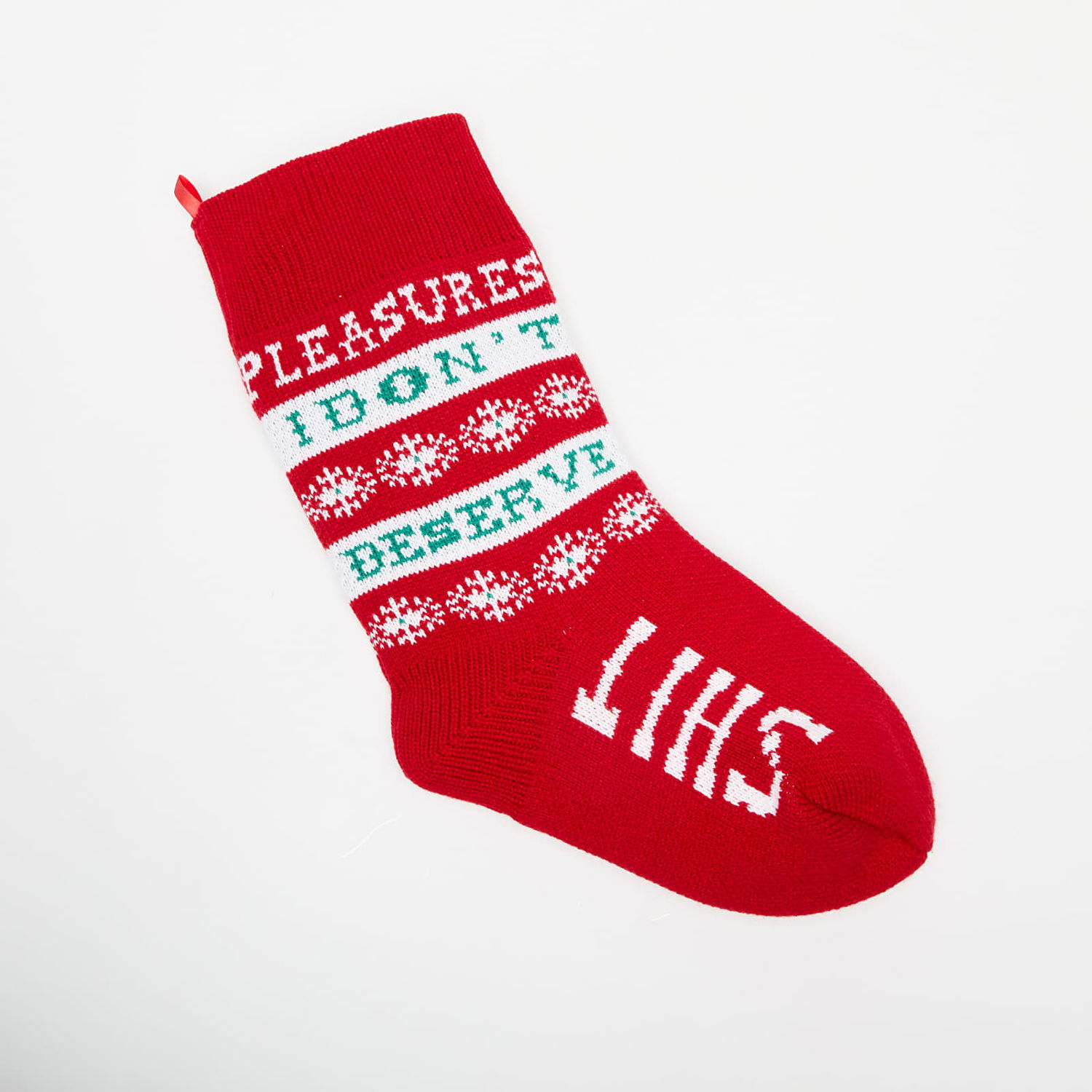 Home decor Pleasures Naughty Holiday Stocking Red Universal Rød | P24W058 RED, 1