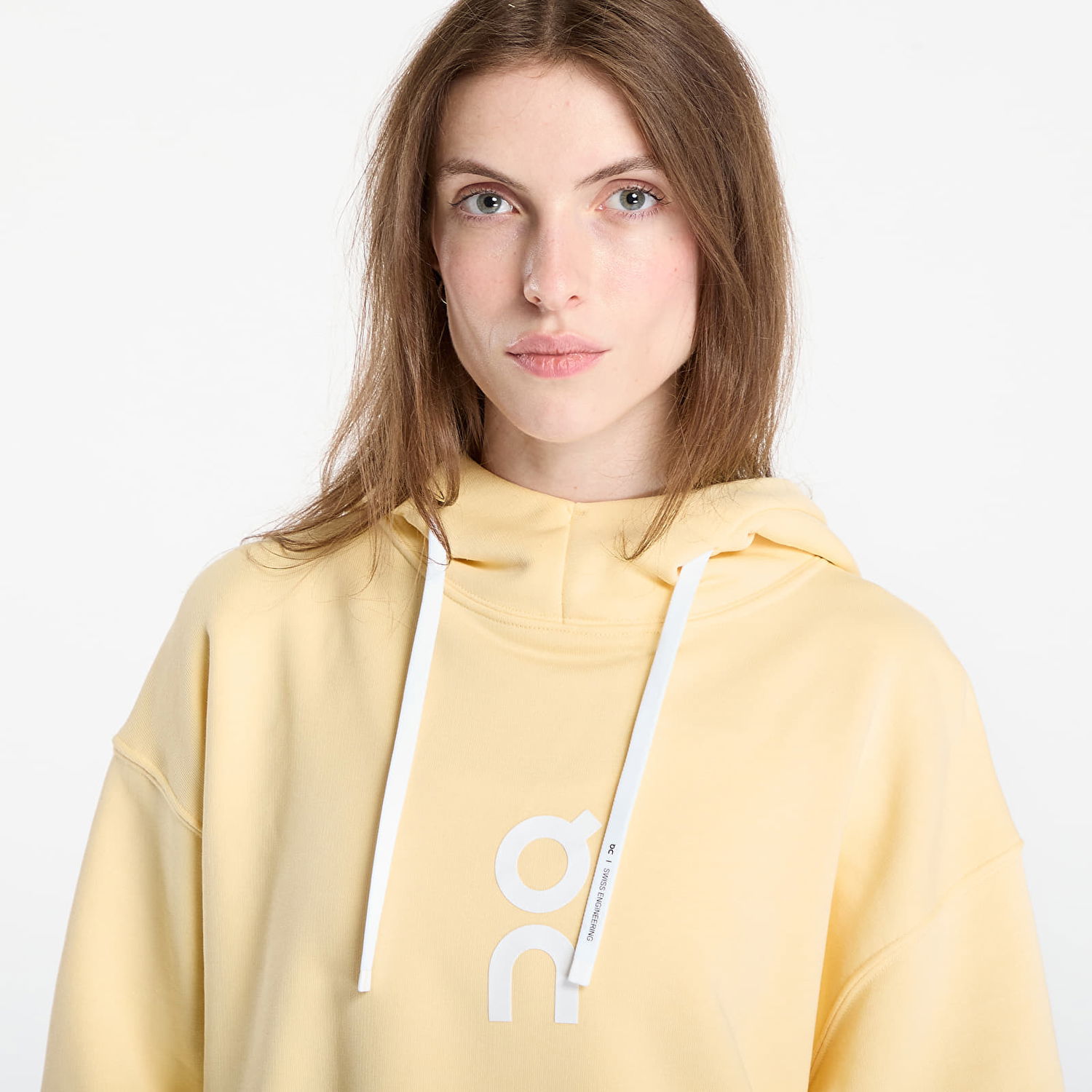 Sweatshirt On Running Club Hoodie Gul | 1WE10043537, 0