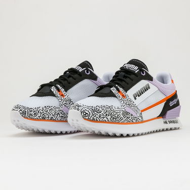 Sneakers og sko Puma Mile Rider Mr. Doodle Hvid | 374215 01, 1