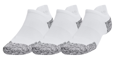 Sokker Under Armour UA AD Run Cushion No-Show Socks (3 Pairs) Hvid | 1387044-100, 0