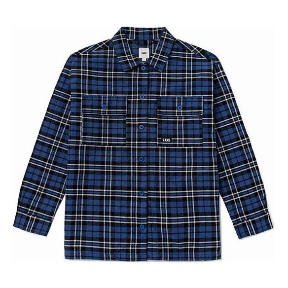 Skjorte Vans Contrasting Colors Plaid Shirt Blå | VN0A7TNT2T9, 0