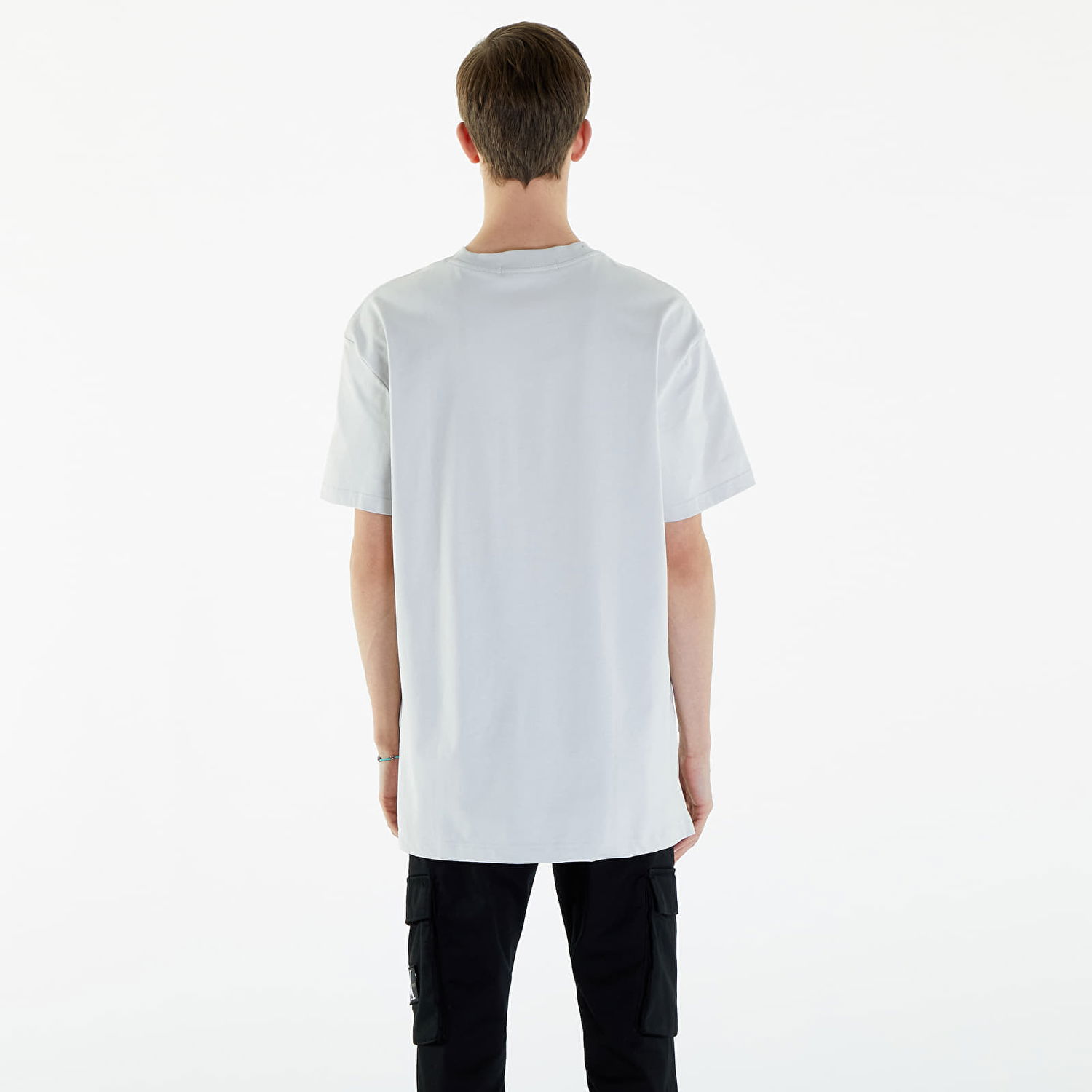 T-shirt CALVIN KLEIN Long Relaxed Cotton T-Shirt Hvid | J30J325338 PC8, 1