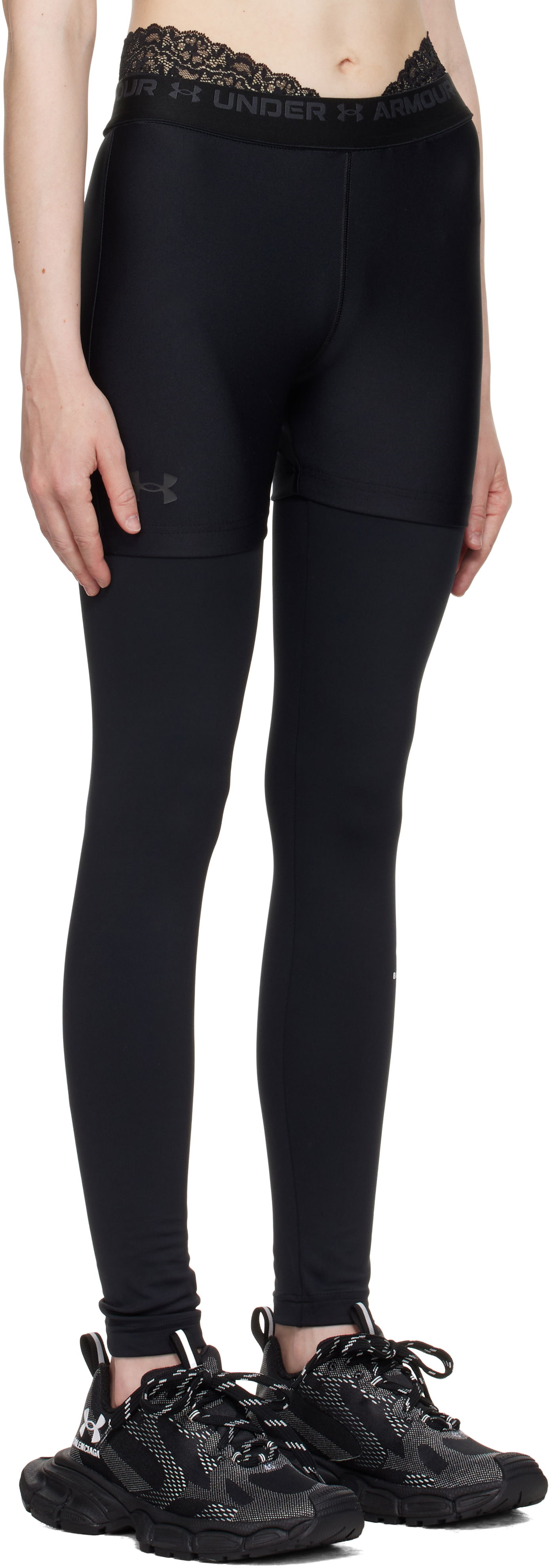 Leggings Balenciaga Under Armour Edition Layered Leggings by Balenciaga Sort | 815860 TRVY2, 1