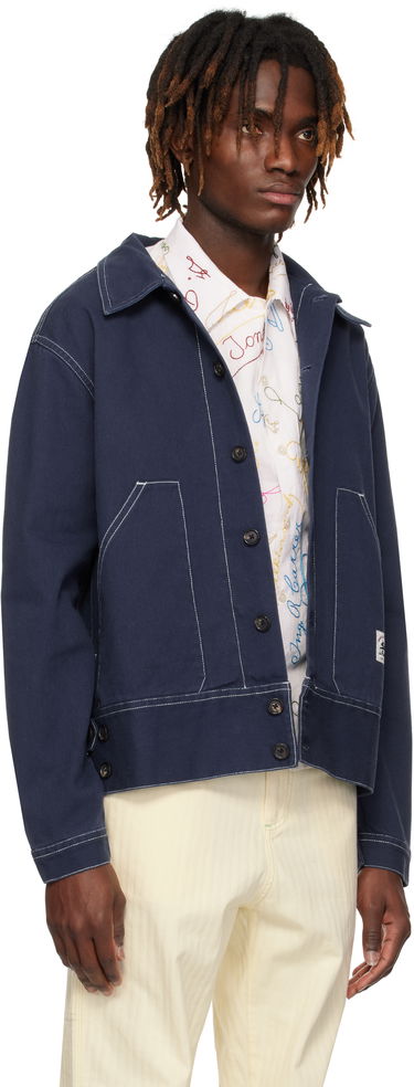 Jakke Bode Bode Knolly Brook Side Tab Jacket Mørkeblå | MRS25JA002, 1