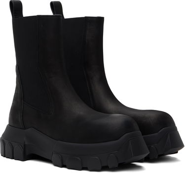 Sneakers og sko Rick Owens Rick Owens Hollywood Beatle Bozo Tractor Chelsea Boots Sort | RU01E5881 LWN, 3